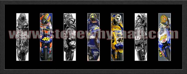 Valentino Rossi Septych 1