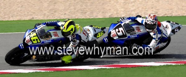 Team mates Steve Whyman
