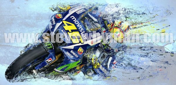 Valentino Rossi Grunge