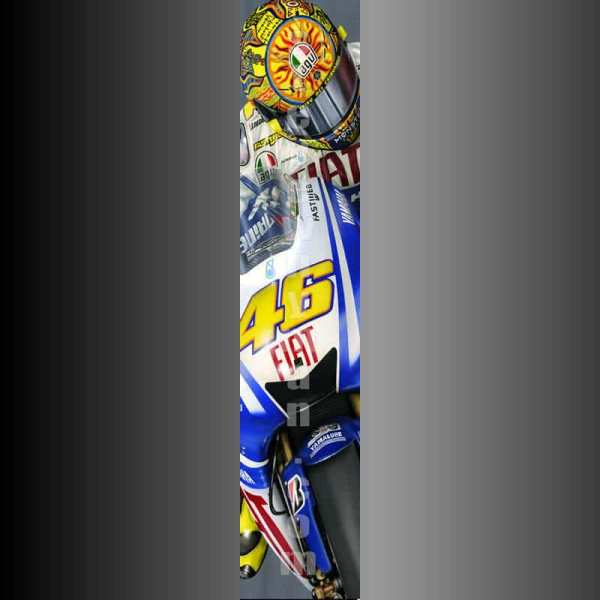 Valentino Rossi on the edge slimpic