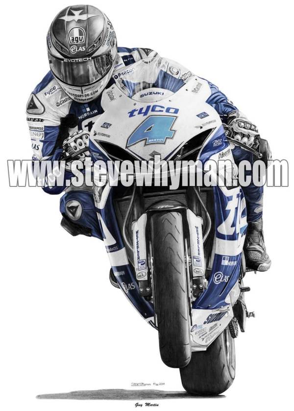 Guy Martin blue Tyco Suzuki