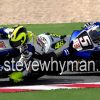 Team mates Steve Whyman
