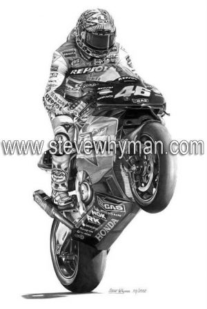 Valentino Rossi Repsol Wheelie