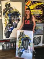 Valentino Rossi Wheelie